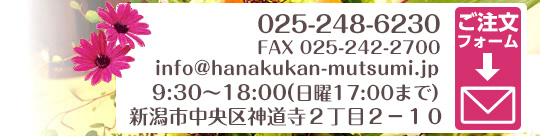 TEL 025-248-6230　FAX 025-242-2700