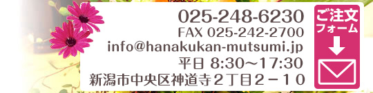 TEL 025-248-6230　FAX 025-242-2700